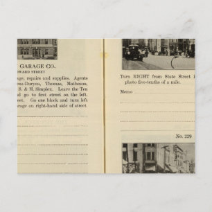 Cartão Postal Albany Garage, Albânia