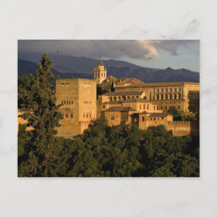 Cartão postal Albaycin em Granada, Espanha Andaluz