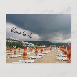 Cartão Postal Albena Beach, Bulgária postal