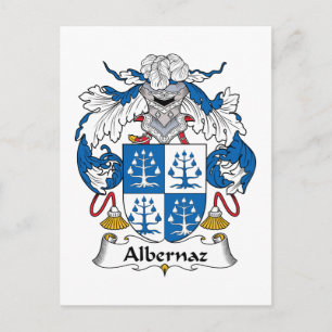 Cartão Postal Albernaz Family Crest