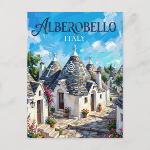 Cartão Postal Alberobello Itália