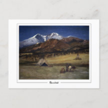 Albert Bierstadt #287 - Cartão-postal de arte