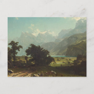 Cartão Postal Albert Bierstadt - Lago Lucerna