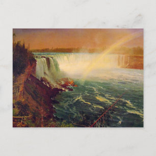 Cartão Postal Albert Bierstadt, Niagara Falls.