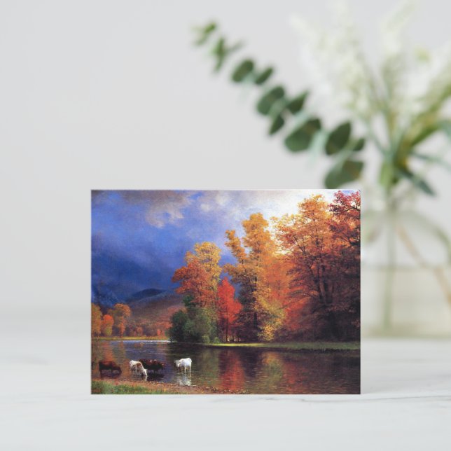 Cartão Postal Albert Bierstadt - No Saco (Em pé/Frente)