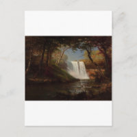 Albert Bierstadt Painting Forest Waterfall Destina