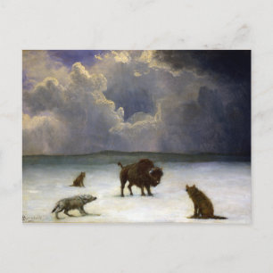 Cartão Postal Albert Bierstadt Trapped