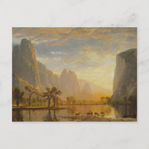 Cartão Postal Albert Bierstadt - Vale do Yosemite