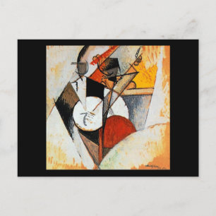 Cartão Postal Albert Gleizes, Composição para o Jazz Art Vintage
