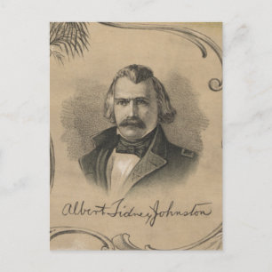 Cartão Postal Albert Sidney Johnston