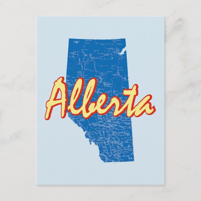 Cartão Postal Alberta (Frente)