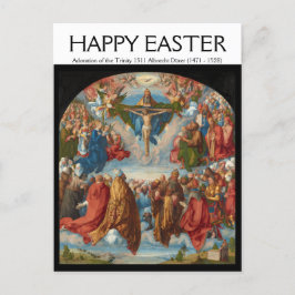 Cartão Postal Albrecht Dürer 1511 Adoração da Trindade