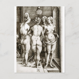 Cartão Postal Albrecht Durer - As Quatro Bruxas