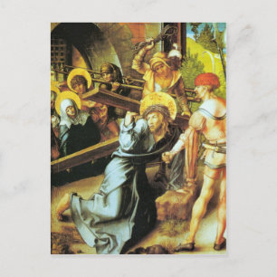Cartão Postal Albrecht Durer - As sete dores de Marys - Crucific