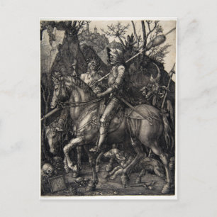 Cartão Postal Albrecht Dürer Knight, Morte e Diabo