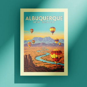 Cartão Postal Albuquerque Antigo Novo México