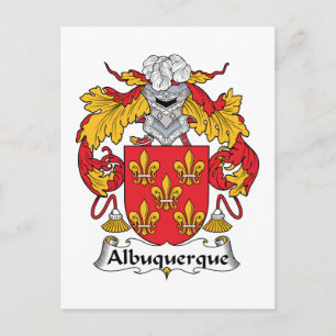 Cartão Postal Albuquerque Family Crest