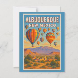 Cartão Postal Albuquerque Novo Céu do México