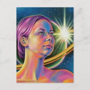 Cartão Postal Alcance para as estrelas - Cartão-postal Inspiraci