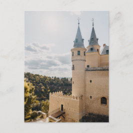 Cartão Postal Alcázar de Segóvia castelo medieval
