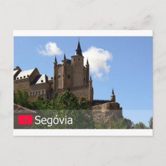 Cartão Postal Alcazar de Segóvia, Espanha