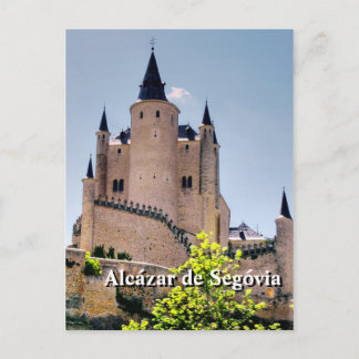 Cartão Postal Alcázar de Segovia Postcard