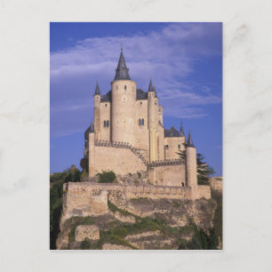 Cartão Postal Alcazar, Segóvia, Castela e Leão, Espanha, Unesco