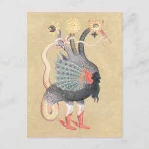 Cartão Postal Alchemy Python Dragon Color