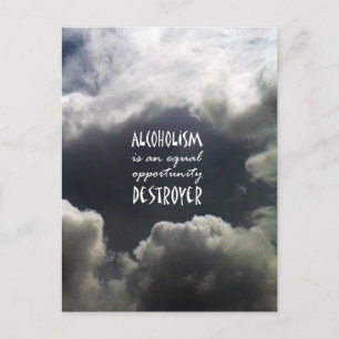 Cartão Postal Alcoolismo