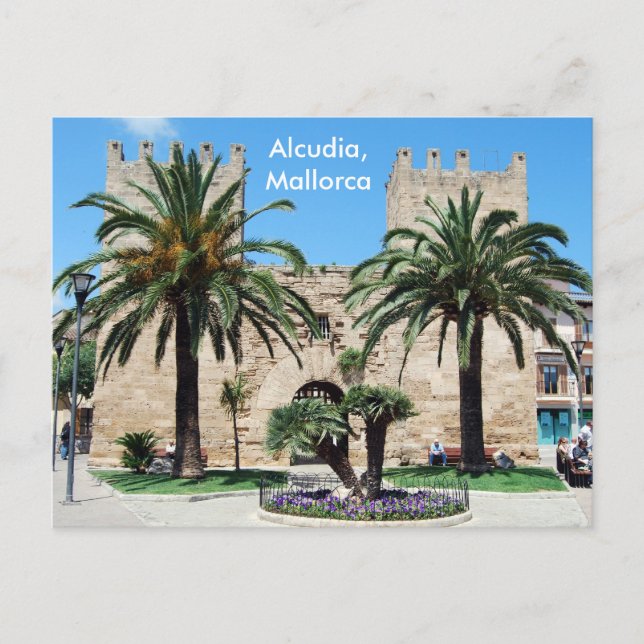 Cartão Postal Alcudia, Maiorca (Frente)