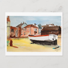 Cartão Postal Aldeburgh, Paisagem de Suffolk – Arte Costeira