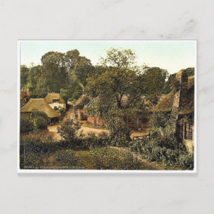Cartão Postal Aldeia Cockington, Torquay, Foto clássica na Ingl