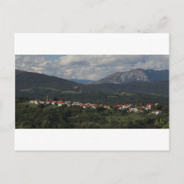 Cartão Postal Aldeia de Janezevo Brdo, Colinas de Brkini, Eslovê