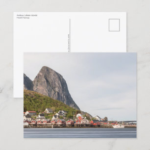 Cartão Postal Aldeia de Pesca do Lofoten