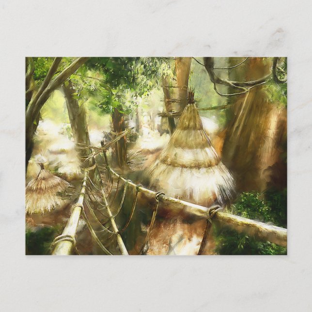 Cartão Postal Aldeia de Tendrel (Frente)