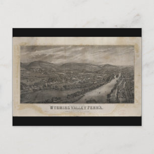 Cartão Postal Aldeia de Wyoming, Wyoming Valley Pensilvânia