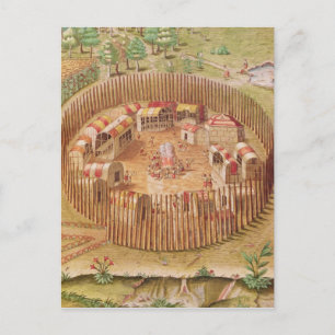 Cartão Postal Aldeia Indígena Fortificada, de Brevis