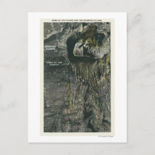 Cartão Postal Aldeia Invertida e Casa da Visão das Fadas