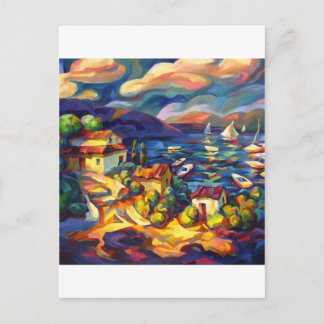 Cartão Postal Aldeia pelo Mar