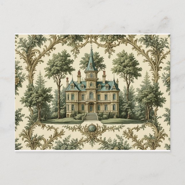 Cartão Postal Alderwick Hall (Frente)