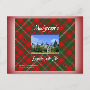 Cartão Postal Ale do Castelo Lanrick de MacGregor
