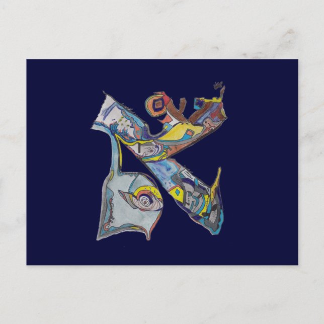 Cartão Postal Alef (Frente)