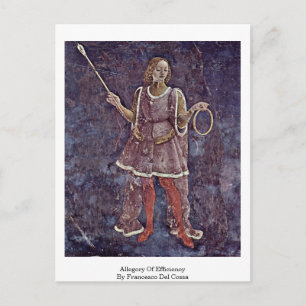 Cartão Postal Alegação De Eficiência Por Francesco Del Cossa