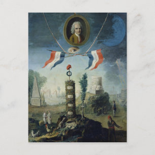 Cartão Postal Alegoria da Revolução