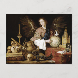 Cartão Postal Alegoria da Vaidade de Antonio de Pereda