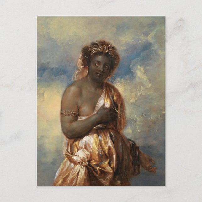 Cartão Postal Alegoria de África por Boeckhorst (Frente)