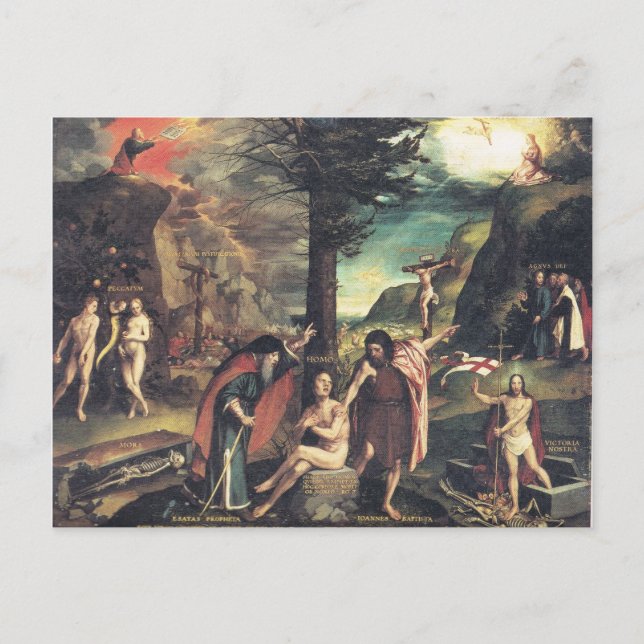 Cartão Postal Alegoria de Holbein (Frente)