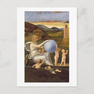 Cartão Postal Alegoria de Mudança da Fortuna, ou Melancolia (ó