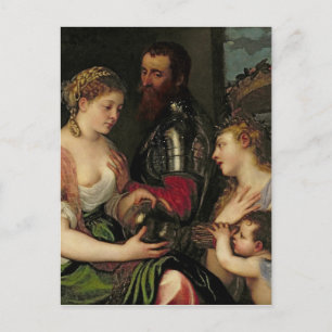 Cartão Postal Alegoria de vida casada