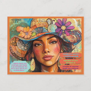 Cartão Postal Alegrai-vos Sempre 1 Tessalonicenses